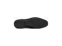Men's Stacy Adams Pelton Moc Toe Slip On Work Shoes Black Suede 25601-008