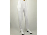 mens 2pc linen walking Set By Apollo King Summer Leisure suit SL206 White New