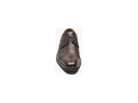 Men's Stacy Adams Esposito Cap Toe Oxford Shoes Animal Print Brown 25538-200