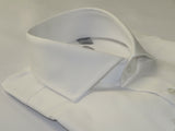 Men's Dress Shirt Christopher Lena 100% Cotton Wrinkle Free C507RSSR White Slim