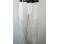 Men 2pc Stacy Adams leisure suit Linen Cotton With Embroidery 3668 white black
