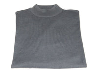 Men PRINCELY Soft Comfortable Merinos Wool Sweater Knits Mock 1011-00 Charcoal