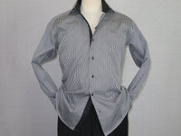 Mens Shirt J.Valintin Turkey Usa Egyptian Cotton Axxess Style 1f94-06 Black