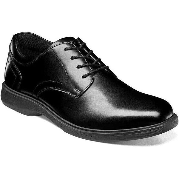Nunn Bush Kore Pro Plain Toe Oxford Dress Shoes Black 84942-001