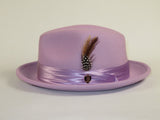 Men Bruno Capelo Hat Australian Wool Crushable Fedora Untouchable UN127 Lavender