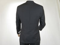 Men RALPH LAUREN Suit Wool Blend Two Button Classic Pinstripe Formal 0151 Gray