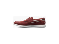 Stacy Adams Reid Moc Toe Lace Up Boat Shoes Lightweight Red 25592-600