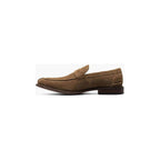25550-211 Stacy Adams Marlowe Algonquin Moc Toe Penny Slip On Dark Tan Suede