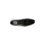 Stacy Adams Abbott Cap Toe Oxford Leather Shoes Black Comfortable 20159-001