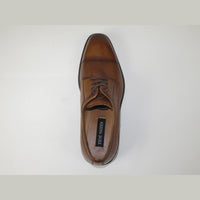 Men's Shoes Steve Madden Soft Leather upper Lace Up Navin Brandy