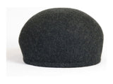 Men Fashion Classic Flannel Wool Ascot Ivy Hat Bruno Capelo Tyson TY108 Charcoal