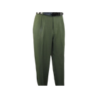 Men 2pc Walking Leisure Suit Short Sleeves By DREAMS 256-04 Solid Olive Green