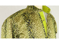 Men Shirt J.Valintin Turkey-Usa 100% Egyption Cotton Axxess Style 1646-08 Olive