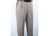 Men 2pc Walking Leisure Suit Short Sleeves DREAMS 263-00 Brown Tan Salt Pepper