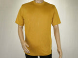 Mens Dressy T-Shirt  Log-In Uomo Soft Crew Neck Corded Short Sleeves 218 Gold