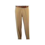 Men Silversilk 2pc Fancy walking leisure suit Italian woven knits 4407 Cafe Tan