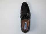 Men's Shoes Steve Madden Soft Leather upper Buckle Strap Covet Black