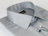 Men Mondego 100% Soft Cotton Dress Business Classic shirt A1300 Gray Herringbone