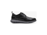 Nunn Bush Stance Wingtip Oxford Walking Shoes Lightweight Black Multi 85055-009