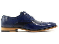 Stacy Adams Tinsley Wingtip Oxford Mens Shoes Cobalt Multi  Lace Up 25092-468