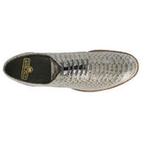 Stacy Adams Men's Shoe Madison Anaconda Print Leather Gray Anaconda 00055-020