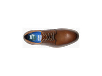 Men's Nunn Bush Centro Flex Plain Toe Oxford Dress Shoes Cognac 84982-221