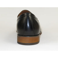 Men's Shoes Steve Madden Soft Leather upper Slip On Emree Black basket weave