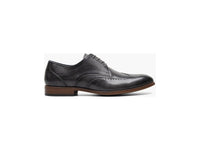 Stacy Adams Brayden Wingtip Oxford Shoes Smooth Leather Gray 25635-020