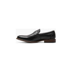 25550-001 Stacy Adams Marlowe Algonquin Moc Toe Penny Slip On Black Leather