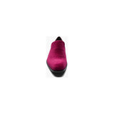 Stacy Adams Savion Plain Toe Velour Slip On Party Shoes Cranberry 25613-608