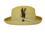 Men Bruno Capelo Summer Spring Soft Straw Style Hat Godfather GF207 Natural