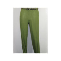 Men Silversilk 2pc walking leisure Matching Suit Italian woven knits 51016 Green