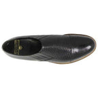 00067-001 Stacy Adams Shoes Madison Black Leather Cap toe slip on Leather Black