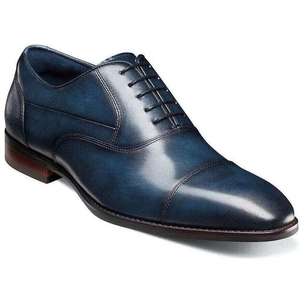 Stacy Adams Kallum Cap Toe Oxford Men's Shoes Navy  25568-410