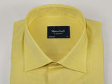 Men 100% Cotton Oxford Shirt Manschett by Quesste Turkey Slim Fit 4029-11 Yellow