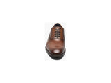 Men's Stacy Adams Kalvin Plain Toe Oxford Shoes Leather Cognac 25571-221
