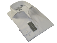 Men's Dress Shirt Christopher Lena 100% Cotton Wrinkle Free C507RSSR White Slim