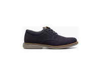 Nunn Bush Otto Plain Toe Oxford Walking Shoes Suede Lightweight Navy 84962-410