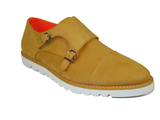Men Tayno Dressy Casual Soft Suede Comfortable Double Buckle #Freshman Yellow