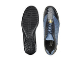 Mens Belvedere Lando Sneaker Walking Shoes Genuine Ostrich leg Navy Blue 33628