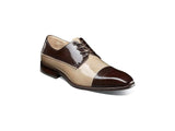 Stacy Adams Cabot Cap Toe Oxford Dress Leather Shoes Brown Multi 25607-249