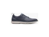 Stacy Adams Synchro Plain Toe Elastic Lace Up Sneaker Navy Shoes 25518-410