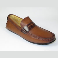 Men's Shoes Steve Madden Slip On Driving style Casual Soft Leather Tatem Bronze