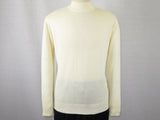 Mens Inserch Mock Neck Pullover Knit Soft Cotton Blend Sweater Winter 4308 Ivory