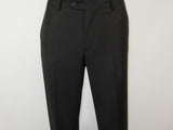 Men Suit BERLUSCONI Turkey 100% Italian Wool Super 180's Vested #Ber19 Black