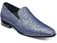 Stacy Adams Savino Plain Toe Slip On Dressy Shoes Blue Multi 25603-460