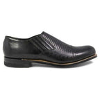 00067-001 Stacy Adams Shoes Madison Black Leather Cap toe slip on Leather Black