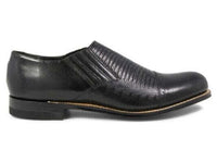 Stacy Adams Shoes Madison Black Leather Cap toe slip on Leather  00067-001
