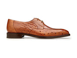 Belvedere Men's Shoes Bolero Genuine Ostrich Leg Quill Ant. Almond R43