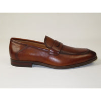 Men's Shoes Steve Madden Soft Leather upper Slip On Penny Acheron Brandy